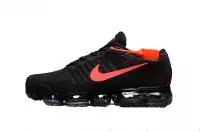 nike air vapormax air cushion casual running chaussures mid red black